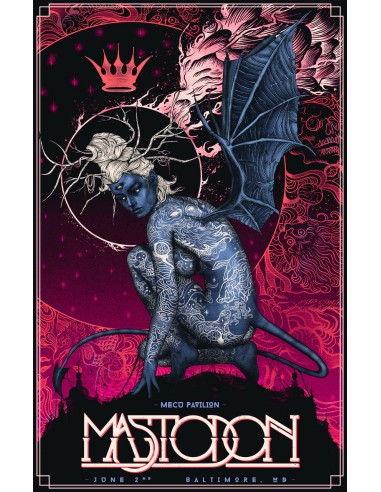 Mastodon | Variant Edition (Baltimore, 2019) par Nikita Kaun pas cheres