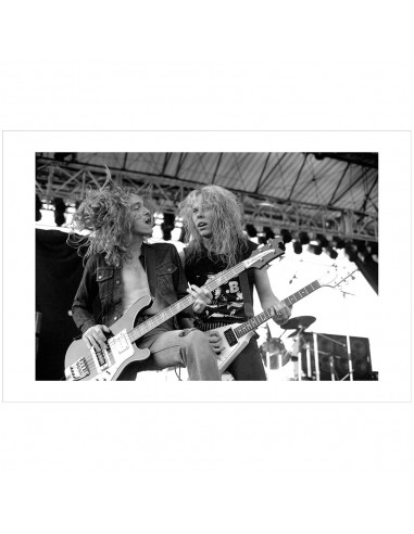 James Hetfield & Cliff Burton (Metallica) Paris 1984 la colonne vertébrale