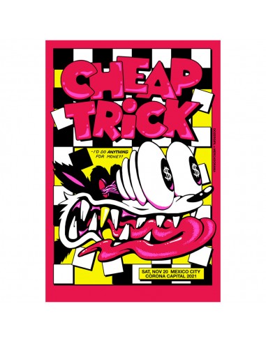 Cheap Trick (Guadalajara 2022) Par Dozergirl livraison gratuite