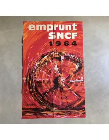 Affiche Emprunt SNCF 1964 sélection de produits