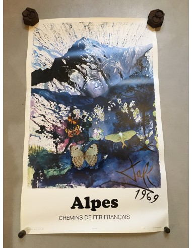 Affiche SNCF par Dali 1969 de la marque