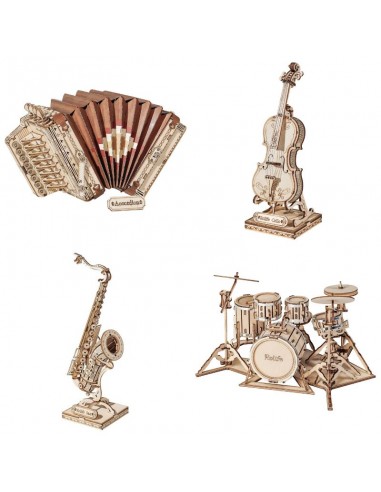 Les Instruments de Musique (x4) Découvrez la collection