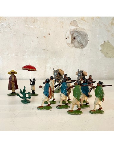 Lot figurines Quiralu Guerre d'Abyssinie, 1936 les ctes