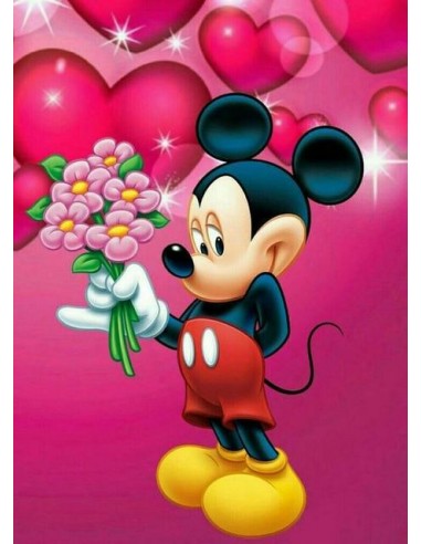 Broderie Diamant  Mickey Amoureux commande en ligne