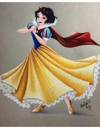 Broderie Diamant  Blanche Neige Danse votre