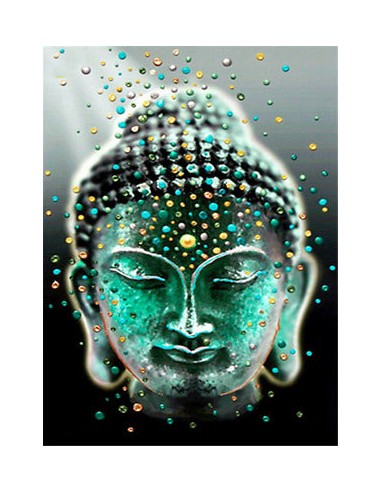 Broderie Diamant  Bouddha Ambiance Aquatique Amélioration de cerveau avec