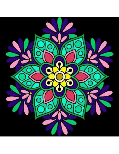 Broderie Diamant  Mandala Floral 50-70% off 